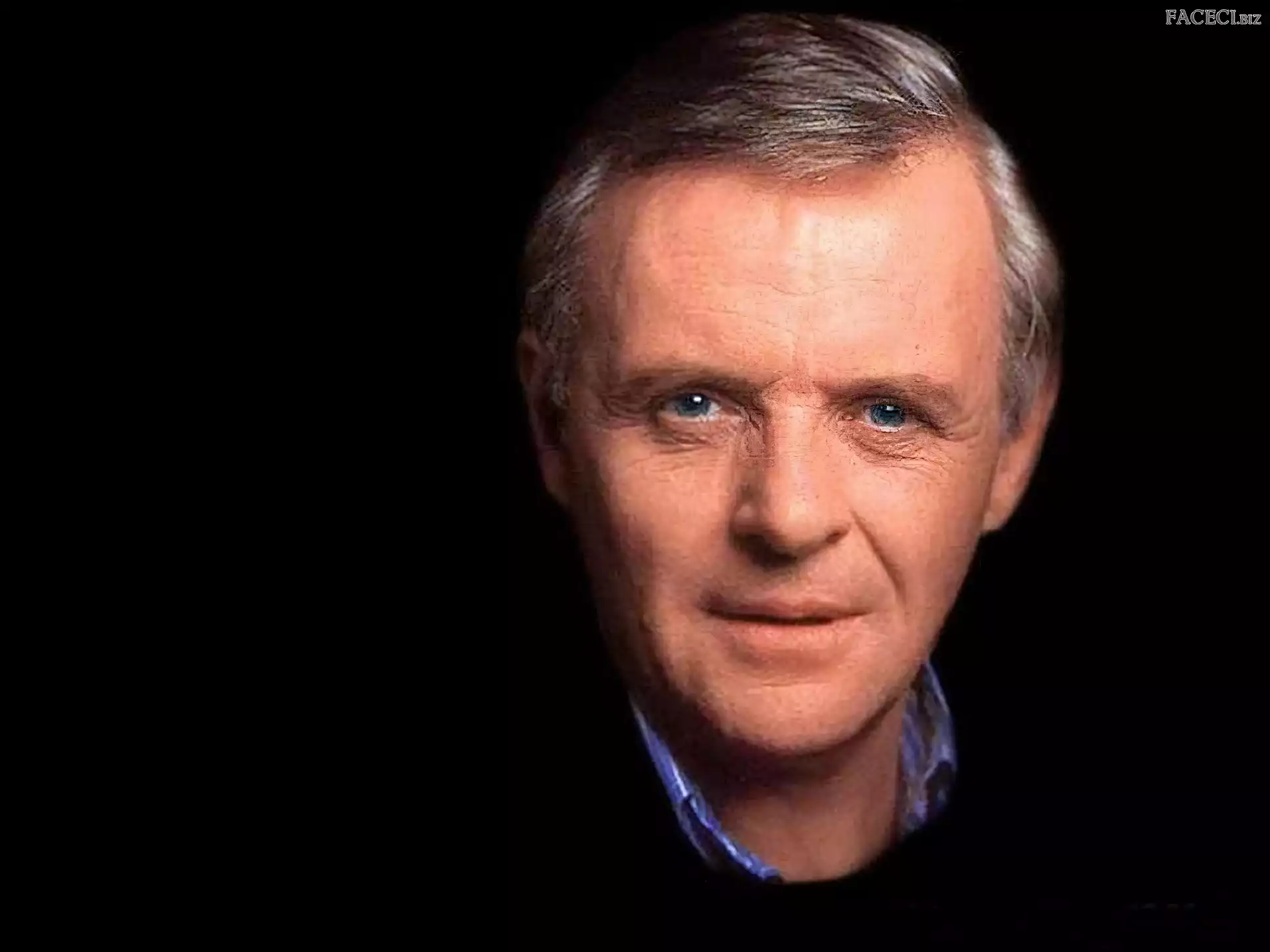 oczy, Anthony Hopkins, błękitne